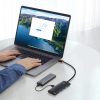 Baseus Adapter HUB - USB - 4xUSB3.0 - 25cm (WKQX030001) fekete-6932172606183 7 kép