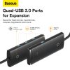 Baseus Adapter HUB - USB - 4xUSB3.0 - 25cm (WKQX030001) fekete-6932172606183 9 kép