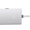 Baseus Adapter HUB - USB - 4xUSB3.0 - 1m (WKQX030102) fehér-6932172606213 5 kép