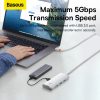 Baseus Adapter HUB - USB - 4xUSB3.0 - 1m (WKQX030102) fehér-6932172606213 8 kép