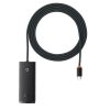 Baseus Adapter HUB - Type C - 4xUSB3.0 - 2m (WKQX030501) fekete-6932172606282 6 kép