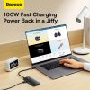 Baseus Adapter HUB - Type C - 3xUSB3.0 + Type C + HDMI 4K - PD 100W (W-6932172606305 8 kép