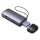 Baseus Lite Series adapter SD / TF USB memóriakártya olvasó szürke-6932172608194 10 kép