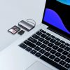 Baseus Lite Series adapter SD / TF USB memóriakártya olvasó szürke-6932172608194 4 kép