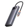 Baseus Metal Gleam Series 6 az 1-ben dokkoló, HUB USB Type C Power De-6932172608224 1 kép