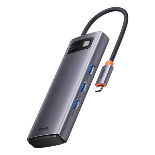 Baseus Metal Gleam Series 6 az 1-ben dokkoló, HUB USB Type C Power De-6932172608224 1 kép