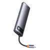 Baseus Metal Gleam Series 8 az 1-ben dokkoló, HUB USB Type C - 2 x HD-6932172608279 4 kép