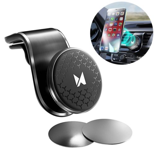 Wozinsky univerzális mágneses autós telefontartó fekete (WMH-03)-5907769300325 1 kép