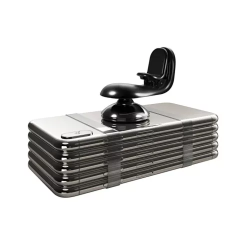 Wozinsky univerzális mágneses autós telefontartó fekete (WMH-03)-5907769300325 4 kép