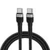 Wozinsky WNBCC1 USB-C / USB-C PD 65W kábel 1 m - fekete