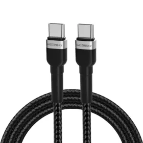 Wozinsky WNBCC1 USB-C / USB-C PD 65W kábel 1 m - fekete