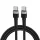 Wozinsky WNBCC1 USB-C / USB-C PD 65W kábel 1 m - fekete