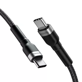 Wozinsky WNBCC1 USB-C / USB-C PD 65W kábel 1 m - fekete-5907769308734 2 kép