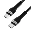 Wozinsky WNBCC1 USB-C / USB-C PD 65W kábel 1 m - fekete-5907769308734 3 kép