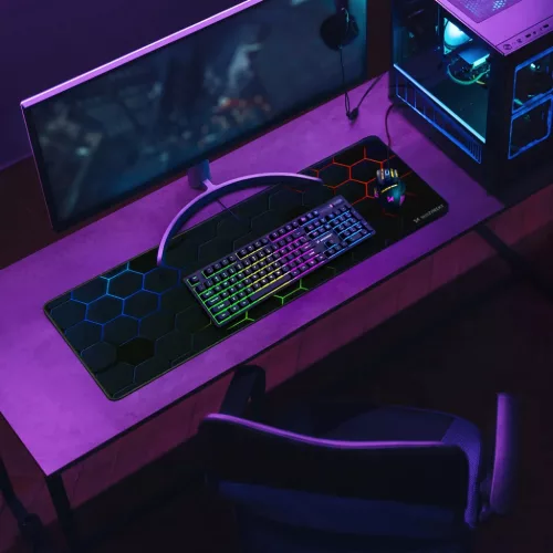 Wozinsky WPD-B800 Gaming Desk Pad 800x300mm Vízálló Mintás - Feket-5907769387258 7 kép