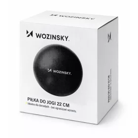Wozinsky WPDP-C22 rehabilitációs edzőlabda 25 cm - fekete-5907769384080 2 kép