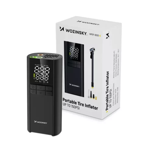 Wozinsky WPEP-8000 kompresszor, elektromos pumpa, 8000mAh power bank, -5907769384226 2 kép