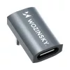 Wozinsky WPKF-01 szögletes USB-C - USB-C 40Gb/s 240W 8K OTG adapter - szürke