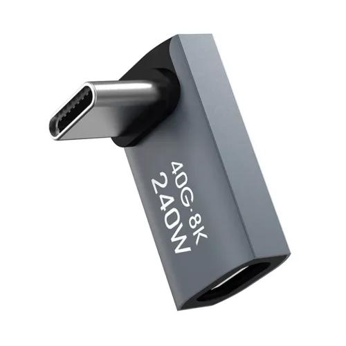Wozinsky WPKF-01 szögletes USB-C - USB-C 40Gb/s 240W 8K OTG adapter --5907769383984 2 kép