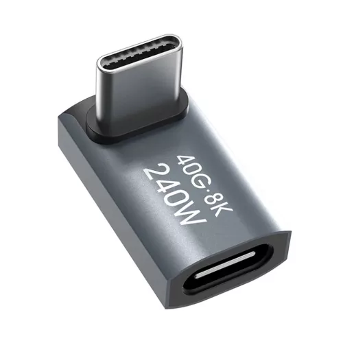 Wozinsky WPKF-01 szögletes USB-C - USB-C 40Gb/s 240W 8K OTG adapter --5907769383984 4 kép
