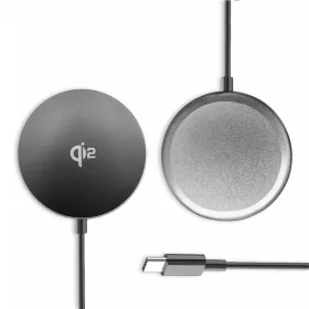 Wozinsky 15W Vezeték nélküli Qi2 Induktív Töltő - Fekete-5907769367533 2 kép