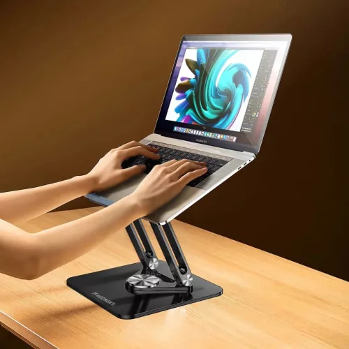 Laptop állvány Wozinsky WRS-CPY84SB 360 alumínium - fekete-5907769364600 5 kép