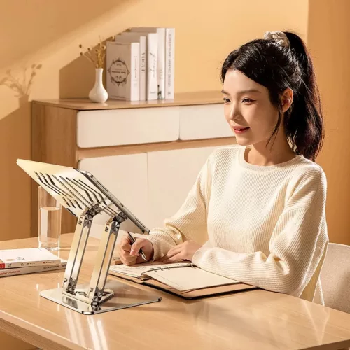 Wozinsky WRS-CPY84SS Aluminum Laptop Stand - Silver-5907769364617 5 kép