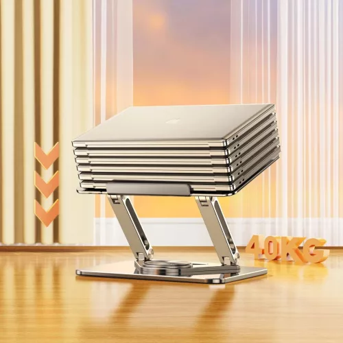Wozinsky WRS-CPY84SS Aluminum Laptop Stand - Silver-5907769364617 7 kép