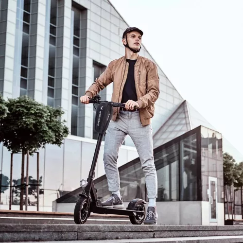 Wozinsky vízálló elektromos roller kormánytáska 2L fekete-5907769300660 1 kép