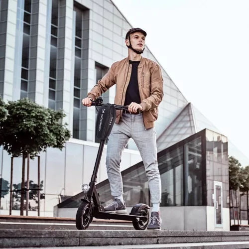 Wozinsky vízálló elektromos roller kormánytáska 3L fekete-5907769300677 1 kép