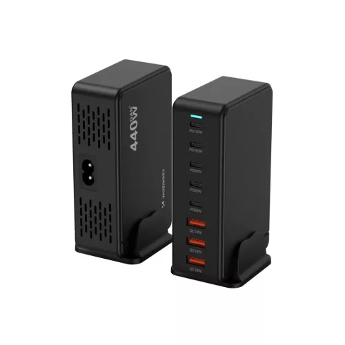 Wozinsky 240W GaN QC3 Töltőállomás - Fekete-5907769385087 2 kép
