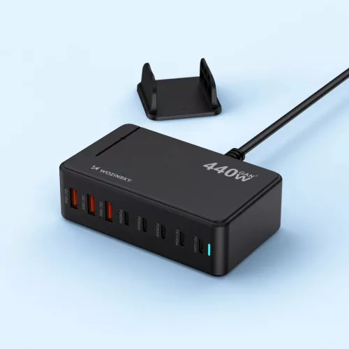Wozinsky 240W GaN QC3 Töltőállomás - Fekete-5907769385087 4 kép