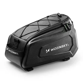 Wozinsky WSR-01B biciklis csomagtartó oldaltáska 9l - Fekete-5907769380570 1 kép