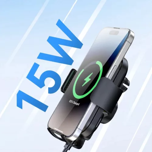 Wozinsky WUMID telefontartó 15W induktív töltővel autós műszerfa-5907769308857 10 kép