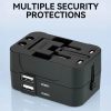 Wozinsky WUTWC utazó adapter univerzális 24W EU / US / AUS / UK / 2x-5907769308512 6 kép