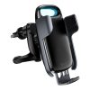 Baseus Milky Way autós 15W vezeték nélküli 15W Qi gyorstöltő automata telefon tartóval fekete (WXHW02-01)