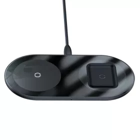 Baseus Simple 2in1 vezeték nélküli telefon és airpods Qi töltő 1-6953156212046 1 kép