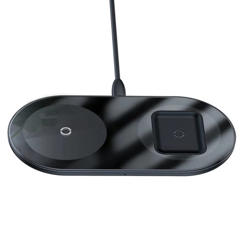 Baseus Simple 2in1 vezeték nélküli telefon és airpods Qi töltő 1-6953156212046 1 kép