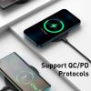 Baseus Simple Magnetic vezeték nélküli Qi töltő 15W iPhone 12 mod-6953156232617 8 kép