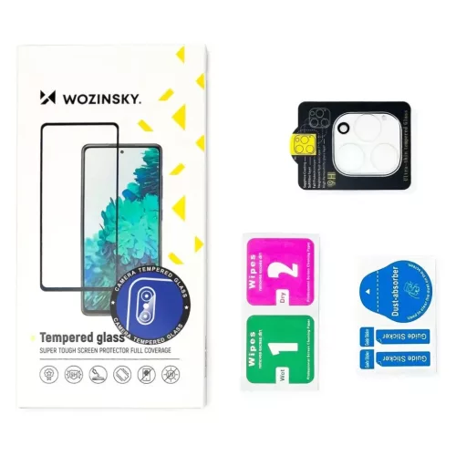 Wozinsky Full Camera Glass edzett üvegfólia teljes kameravédelem iP-5907769377020 3 kép