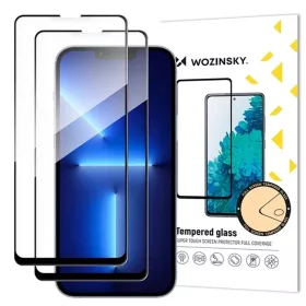   Wozinsky Teljes Ragasztórétegű Edzett Üvegfólia Samsung Galaxy S25 FE-hez - 2 db üvegfólia