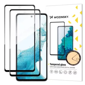    Samsung Galaxy S26 Ultra ujjlenyomat-olvasóval kompatibilis Wozinsky Teljes Ragasztós Edzett Üveg 2 db üvegfólia