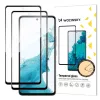  Samsung Galaxy S26 Wozinsky teljes ragasztású edzett üveg ujjlenyomat-olvasóval kompatibilis 2 db-os csomag üvegfólia