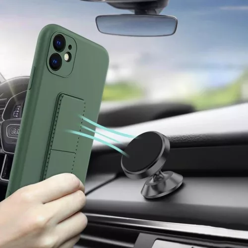 Wozinsky Kitámasztós tok szilikon tok állvánnyal iPhone 12 Pro-hoz-9111201940437 5 kép