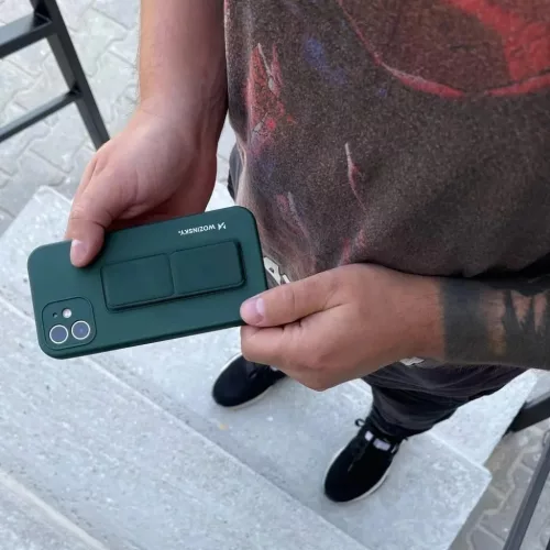 Wozinsky Kitámasztós tok szilikon tok állvánnyal iPhone 12 Pro-hoz-9111201940437 7 kép