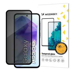  Wozinsky Privacy Glass edzett üveg Samsung Galaxy A16 / A16 5G készülékhez Anti-Spy szűrővel privát üvegfólia