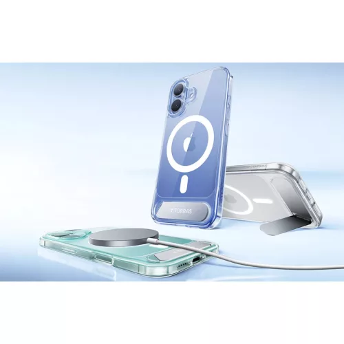 Torras Pstand sorozat tok iPhone 16 Pro Max (Átlátszó) tok-6970592332299 5 kép
