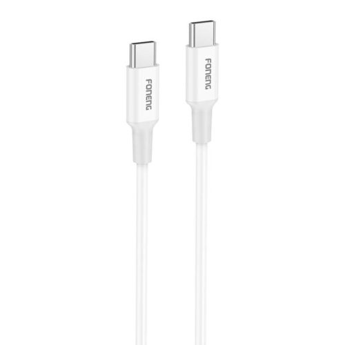 Cable USB-C to USB-C Foneng X106 60W, 1,2m (fehér)-6970462519881 1 kép