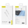 Cable USB-C to USB-C Foneng X106 60W, 1,2m (fehér)-6970462519881 2 kép