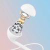 Dudao X10S 3.5mm jack fülhallgató távirányítóval fehér-6970379615072 3 kép